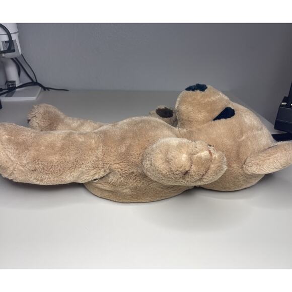 Vintage 1979 Gund Stitch Teddy Bear 16” Brown Tan Stuffed Animal - Picture 3 of 13